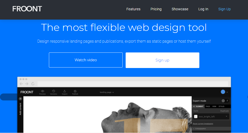 froont website design tool