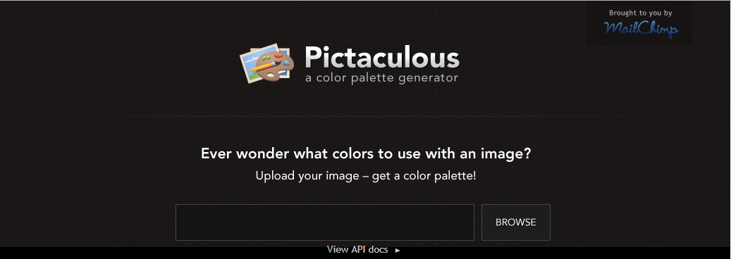 Pictaculous website design tool