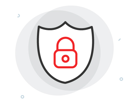 security shield with lock