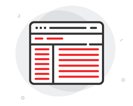 website wireframe